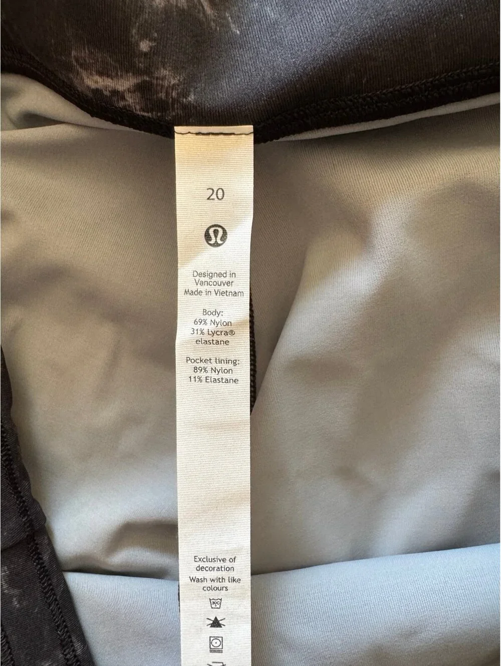 Lululemon Swift Speed With Pockets High Rise 28” Aquila Black Multi Size 20 NWT